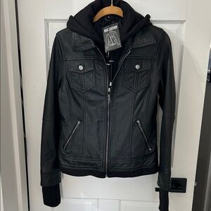 Tralee Black Bomber Women’s Leather Jacket